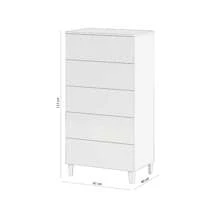 Duehome Cômoda chiffonier Plex