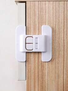 2/4/6 قطعة قفل باب عالمي بدون ثقب، قفل خزانة آمن للأطفال، قفل ثلاجة، قفل لاصق ذاتي للأدراج والخزائن والثلاجات