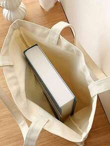 1pc Custom Name Canvas Tote Bag - Personalized School Bag With Heart Design, Ideal For Bridesmaid, Girlfriend, Or Mom Gift, Black With White Script Name "Harper, All-Purpose, Large Capacity, Versatile, Multifunction, Cute, Adorable, Contracted, Funny, Kawaii, Y2K, Minimalist, Commuting, Business Casual, Basics, Custom, Personalized, Customized, Ideal Gifts For Her, Her, Family, Friends, Girlfriend, For Anniversaries, For Birthdays, For Holiday/ Vacation, For Outdoors/Outings/Travel/Hiking/Stadium/Sports/Climbing, For Business/Commute/Work/Office, Customized Women Bags