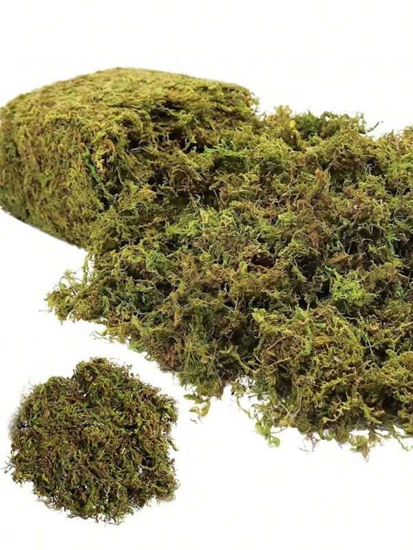 200/100/50g Artificial Moss String, That Is, Fake Moss, Is Suitable As Fake Moss For Indoor Plants In Spring. It Can Serve As Artificial Moss For Indoor Plants In Spring, Green Moss For The Artistic Landscape Arrangement Of Indoor Plants In Spring, And Gardening Decorations.