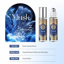 Ulei esențial de aromaterapie cu farmec masculin și feminin din Orientul Mijlociu, 10 ml - parfum de lungă durată, condiment floral feminin proaspăt și natural, potrivit pentru: întâlniri, locul de muncă, petreceri și călătorii, utilizare zilnică, sporește încrederea și arată eleganță [Fără alcool]