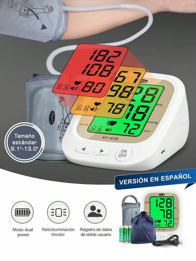  Cofoe Blood Pressure Monitor Digital Original Upper Arm High Blood Pressure Check Machine Automatic Smart High BP Check Monitoring Complete Set Sphygmomanometer