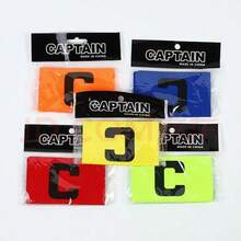 1pc Reusable Captain Armband Hook And Loop Elastic C-Shape Sports Arm Band Badge For Football Match - Multicolor - View 8