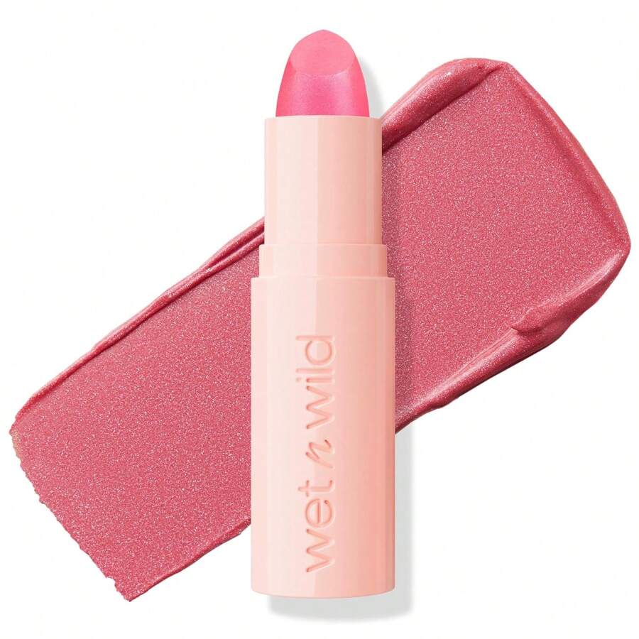 Wet N Wild Mega Last Rich Satin Lip Color, Rich Creamy Color With Satin Finish, Infused With Vitamin E &Amp; Moisturizing Argan Oil, Lightweight, Silky-Smooth, Vegan &Amp; Cruelty-Free - Hush Lil' Beige