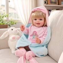 BABESIDE Reborn Baby Dolls Girl - 20 Inch Cute Blond Realistic-Newborn Baby Doll, Lifelike Poseable Reborn Doll With Accessories And Box For Kids Age 3+ Bebe Reborn Realistic Babies,Baby Alive,Reborn Baby ,Kids Toy,Realistic,Lifelike Baby Dolls,Toys ,Doll Toys  Christmas Decoration Christmas Gift