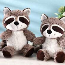 Simulation Raccoon Plush Toy, 11inch Super Cute Raccoon Stuffed Animal Birthday Gift For Kids, Christmas Home Decor - Multicolor - View 4