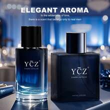YCZ Men's Cologne, A Father's Day Gift Selection, Featuring A Citrus And Mint Woody Fragrance, 1.69 Oz. With Its Unique Scent, It Makes The Perfect Birthday Gift For Your Father Or Boyfriend. Ideal For Holidays, Dates, Commuting, And Parties-A Premium Fragrance. - Xanh + Kho Báu Xanh - Xem 2
