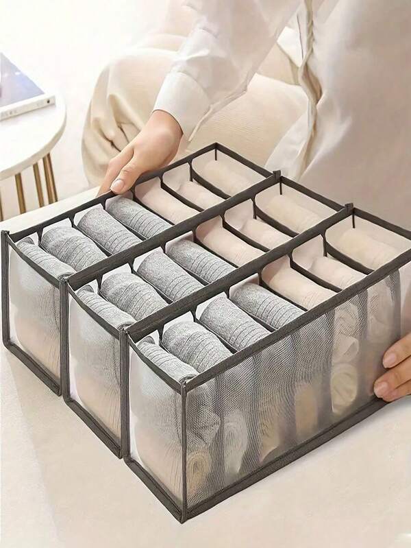 1 peça de acessórios de armazenamento de roupas, caixa de classificação multifuncional para quarto doméstico, roupa íntima em camadas e caixa de armazenamento de roupas íntimas