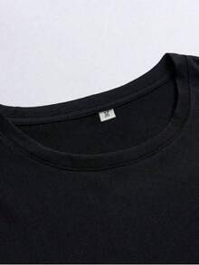 Camiseta de hombre hecha de algodón puro, camiseta negra con estampado gráfico de "Italia" y bandera, estilo casual deportivo. - estilo1 - Ver 4