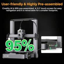 Creality Impresora 3D Ender 3 Totalmente de código Abierto, impresoras 3D con función de reanudar la impresión and compatible conúltiples materiales impresión, tamaño de impresión 220x220x250mm - Creality Hola - Ver 10