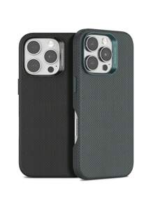 PULOKA Funda compatible con iPhone 16 Pro Max, de PU, con carga inalámbrica, a prueba de golpes y con protección total para iPhone 16 Pro