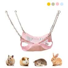 ITANDME Bunk Guinea Pig Hammock, All Seasons Ferret Hammock For Cage With Large Opening, Breathable Screen & Sturdy Hooks, Hamster Hideout For Hamster Ferret Rabbit Guinea Pig Sugar Glider - Multicolor - View 6