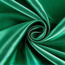 1 pieza de tela de satén de multicolor (rojo, dorado, amarillo, verde oscuro, marrón, rosa, morado), material de forro de alta calidad para bodas