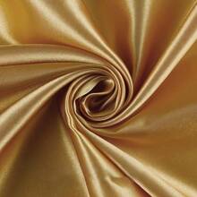 1 pieza de tela de satén de multicolor (rojo, dorado, amarillo, verde oscuro, marrón, rosa, morado), material de forro de alta calidad para bodas