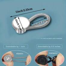 1Pcs Shirt Collar Extender Men's Dress Shirt Collar Extender Comfortable Tie Extender, Ideal For Gifts - Black - View 5