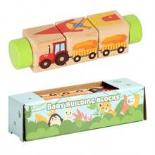 Rotierendes 3D Puzzle - Cartoon Tiere, Obst und Gemüse Verkehr Kognition - Spielzeug zur kognitiven Förderung für Kinder von 0-3 Jahren, Baby Frühpädagogisches Puzzle Spielzeug