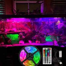 遥控 LED 灯带，浪漫装饰氛围灯，适用于电视背光、派对、卧室、游戏室、墙壁、厨房、浴室、客厅、楼梯、走廊、户外装饰，适用于圣诞节、万圣节、生日、毕业典礼 - 彩色 - 查看 7