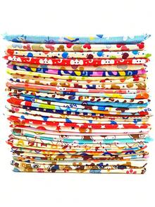 Random 10 Pieces Set, Pet Dog Bandana, Dog Tricot, Printing, Multiple Colours, Universal For Dogs And Cats - Multicolor - View 5
