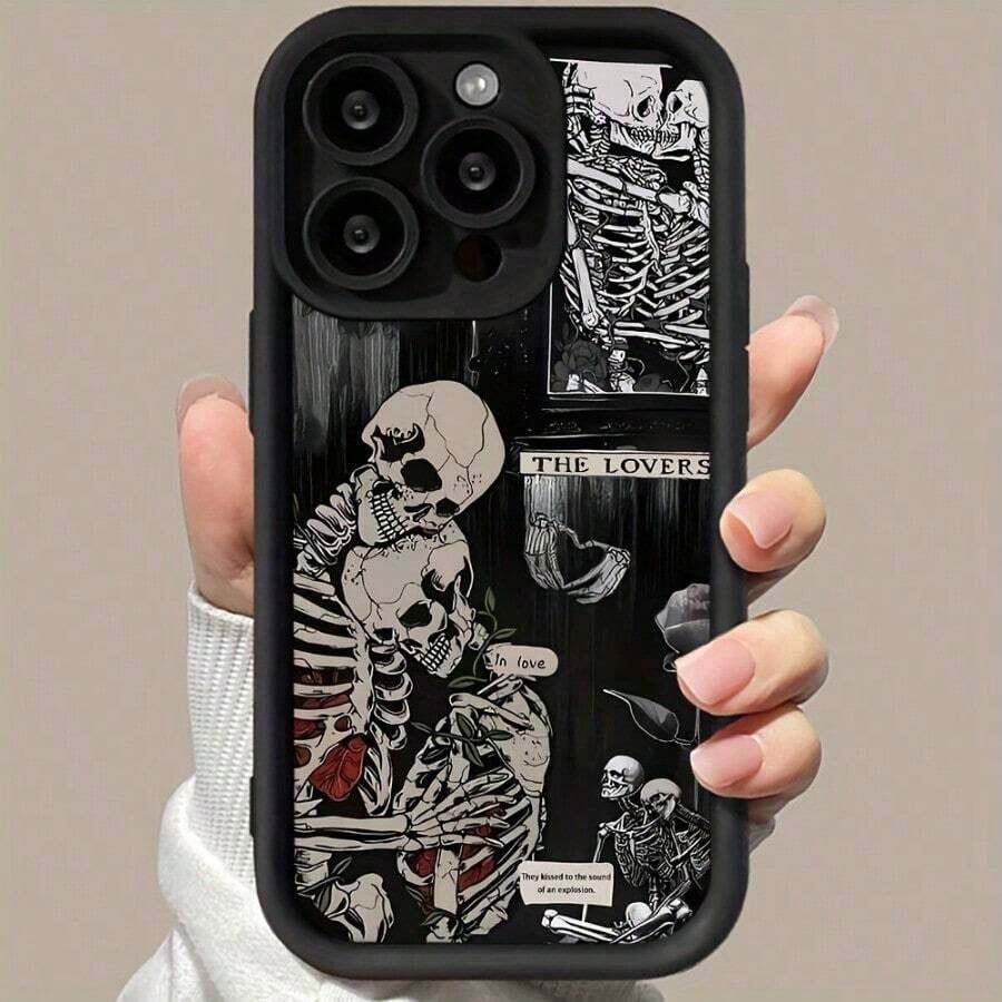 Compatible con phone 11 Pro Max/11 Pro/11, 15/14/13/12/16 Plus (todas las series). Con diseño "Leal hasta el final". Resistente a golpes, arañazos y huellas dactilares. Portátil y práctica. Ideal como regalo para familiares, amigos, niños, cumpleaños, primavera, vacaciones y Pascua. - Negro - Ver 1