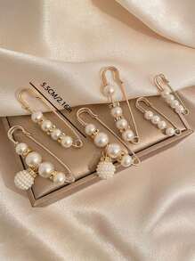 Set de 6 piezas Cinturón de aluminio con alfileres, decoración moderna de cristales y mariposas como accesorio de cintura para el hogar, apto para mujeres y niñas para ajustar la cintura del pantalón y decorar (4/6/1 pieza)
