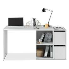 Duehome Mesa de escritório multiposições Spacio - Artik Branco (Branco Mate) - Ver 5