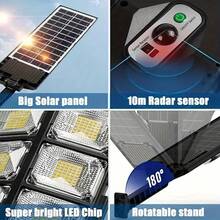 [Ultra-Bright Solar Light] Ultra-Bright 504 LED Solar Street Light, 6500K | Wide Angle Motion Sensor, Remote Control, Dusk To Dawn And Adjustable - Perfect For Commercial Area, Parking Lot, Yard Lighting, Outdoor Solar Lights - Đèn LED 504 - Xem 10