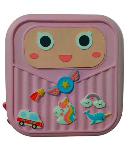 MOCHILA POLICIA CARRO SF191- ROSA -TAM 24.5X10.4X23.5CM