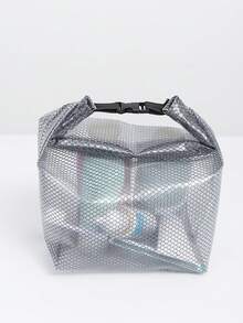 1pc Waterproof Swimsuit Tote Bag, With Handle And Zipper, Oxford Cloth Dry & Wet Dual-Use Bag, Waterproof Clothing Bag, Travel Gym Beach Bag, Waterproof Phone Bag, Swimming Waterproof Bag, Sports Bag, Large Capacity Travel Bag For Gym Workout, Unisex Travel Essential Durable Swimming Bag