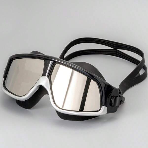 Professionelle Mode Schwimmbrille mit großem Rahmen, weiche Silikon Schwimmbrille für Herren und Damen