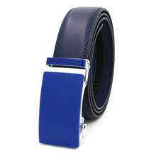 3,5 cm szerokości, jednolity kolor, automatyczna klamra, swobodny pasek, modny męski dodatek, odpowiedni na różne okazje i prezenty świąteczne