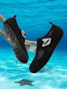 新款女士水鞋；沙滩鞋、涉水鞋、凉鞋、户外游泳鞋、潜水鞋、防滑轻便水鞋；女士涉水鞋；速干赤足水袜；水上运动鞋 - 黑色 - 查看 3