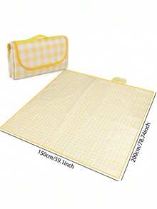 1pc Foldable Waterproof Portable Picnic Blanket, Multiple Colors&Sizes Available, Suitable For Picnic & Camping - Picnic Mat - View 16