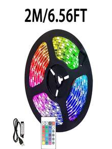 RGB LED Strip Lights, TV Backlight With 24-Key Remote And Wireless Control, Suitable For Gaming, Bedroom, Party, Kitchen, Living Room, Holiday, Christmas, Ceiling, Wall, Indoor And Outdoor Decor, Party Supplies, Home Decor, Christmas Gift, Graduation Gift, Birthday Gift, Halloween Decor, Party Mood Lighting - Multicolor - View 13