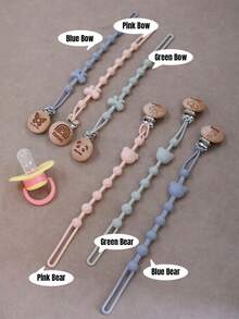 Custom Pacifier Clip,Personalized Pacifier Clip With Name,Customized Pacifier Clips Baby Girl,Customizable Silicone Pacifier Chain,First Gift For Your Child,Diy Custom Name,Baby Essentials,Baby Girl Gifts,Baby Boy Gifts,Decoration,Multi-Purpose,Friend Gifts/Birthday Gifts,Children's Growth Souvenirs Back To School,Multi-Functional,Ornamental,Letter,Stylish,Modern,Colorful,Cute,Adorable,Casual,Custom,Personalised,Unique,Customized,Ideal Gifts For Him,Ideal Gifts For Her , Travel-Friendly - Style a - View 4