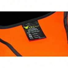 Industrial Safety Vest With Reflective Strips, Neon Lime Green, Lightweight Design 1 OZ