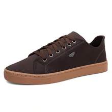Complete Men's Kit: 3 Pairs Of Comfortable Sneakers With Watch, Belt And Wallet - Nâu/Xanh nước biển/Đen - Xem 2