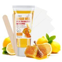 买一送一，2块天然柠檬脱毛蜡，适用于身体、腋下、腿部和手臂脱毛，温和不刺激。