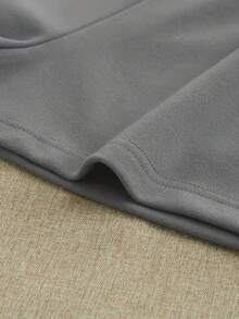 女士舒适睡衣三件套：短袖圆领上衣和宽松短裤 - 易于打理，抽绳设计，针织面料，适合春夏运动和户外活动，也适合夏夜休闲穿着，居家休闲服。 - 彩色 - 查看 5