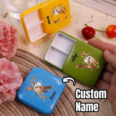 Custom Name Pill Bo…