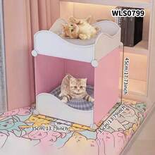 室内宠物围栏狗幼犬猫用围栏，免费空间家用笼子，适用于博美犬泰迪柯基犬小猫小动物 - 彩色 - 查看 7