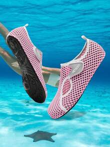 新款女士水鞋；沙滩鞋、涉水鞋、凉鞋、户外游泳鞋、潜水鞋、防滑轻便水鞋；女士涉水鞋；速干赤足水袜；水上运动鞋 - 粉色 - 查看 5