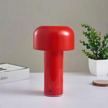 1 pezzo Lampada da tavolo a fungo a LED, lampada da comodino per camera d'albergo, lampada da scrivania, lampada moderna e minimalista per decorazione