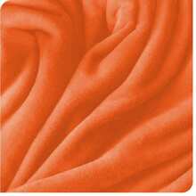 Kit 2 Plain Blankets For Couples In Microfiber 1.80 X 2.00 - Beauty & Comfort - KIT 2 ORANGE - View 2