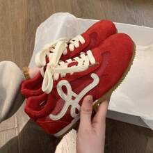 [New For Summer - Breathable German Trainers For Women] Thick-Soled White Sneakers For Women | Lightweight Mesh And PU Leather | Refreshing Style Perfect For Summer | Sporty And Stylish Casual Shoes | Great For School, Work And Outings
