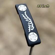 1 pieza Putter de golf con diseño de tigre, de 32 a 36 pulgadas, con funda, número limitado. Mejora la velocidad y precisión de la bola con la línea de puntería.