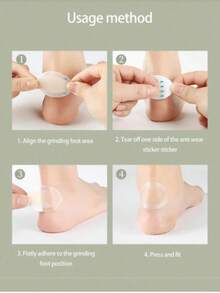 30pcs Gel Heel Protectors: Adhesive Blister Pads For Heel Liners, Shoes Stickers, Pain Relief & Foot Care Cushion GripFor Outdoor,Sport,Travel,Household,Office,School - Multicolor - View 10