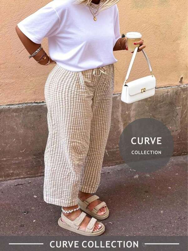 Coachella Festival Rave Outfits | Plus Size Striped Pants, Bohemian Beach Vacation Wide Leg Trousers, Women's Autumn 2025 Casual Chic Wardrobe Essentials - Music Ibiza & Derby Day Style, Back To School Clothes, Fall Clothes, Teacher Outfits For Women, Summer Fall Transition Essentials