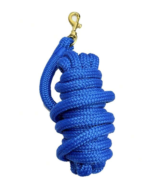 Horse Lead Rope, Double Braided Nylon Horse Lead Line, Lead Rope For Horses With Quick Halter Attachment, Soft Comfort Grip, Barn Horse Tack For Daily Use & Showing