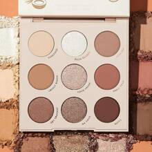 ColourPop Going Coconuts Eyeshadow Palette - Cool-Toned Neutral Eyeshadow Palette With Ultra-Velvety And Silky Finishes - High-Pigment Eye Makeup With A Long-Wearing Formula (0.3 Oz)