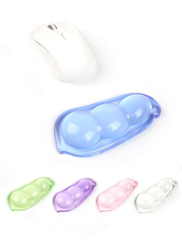 Creative Pea Silicone Mouse Pad Wrist Guard Cute Mini Men's And Women's Office Desk Wrist Support Anti-Slip Hand Pillow